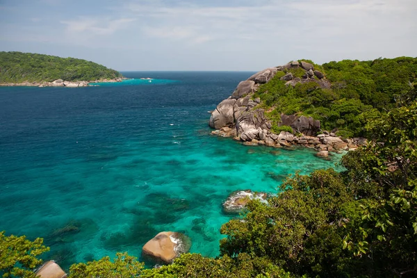 Vista Sulla Baia Sulla Costa Phuket Thailandia — Foto Stock