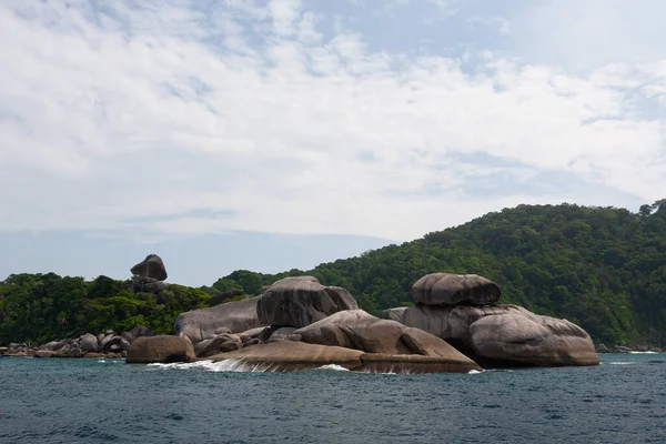 Paesaggio Con Costa Rocciosa Nel Parco Nazionale Similan Thailandia — Foto Stock