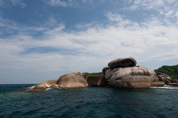 Skały Plaży Similan National Park Tajlandia — Zdjęcie stockowe