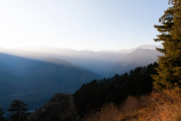 Soluppgång Över Himalayas Berg — Stockfoto