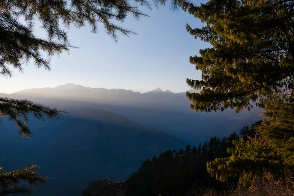 Soluppgång Över Himalayas Berg — Stockfoto