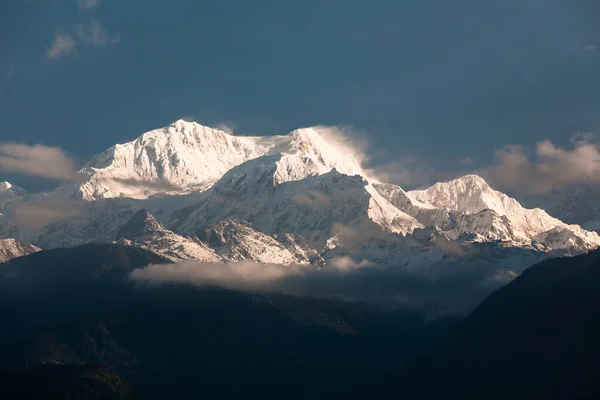 Utsikt Över Kanchenjunga Himalaya Berg — Stockfoto