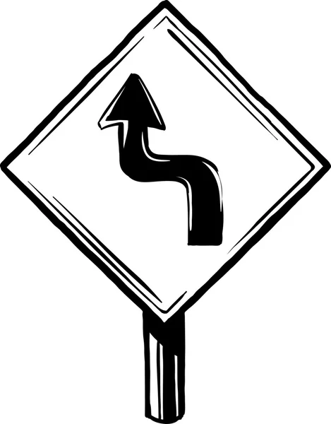 Left then right arrow — Stock Vector