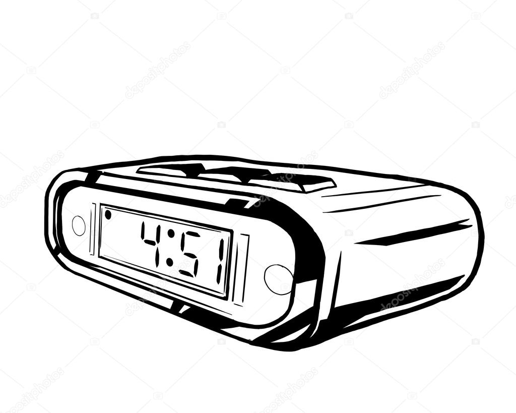 20+ New For Alarm Clock Drawing Digital | Simple Day Book