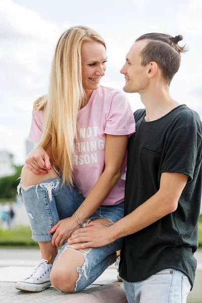 Couple of young people — Stock Photo, Image