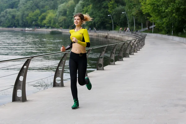 Portrait of woman Jogging — Stock Photo, Image