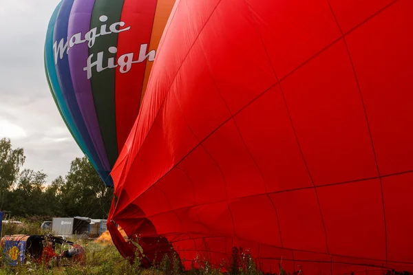 Hot air balloon and basket