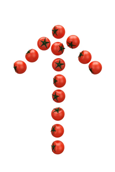 Up Arrow tomato — Stock Photo, Image