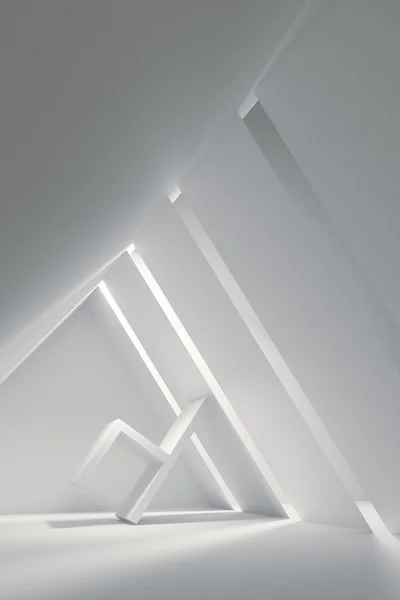 bir sandalye boş beyaz Oda