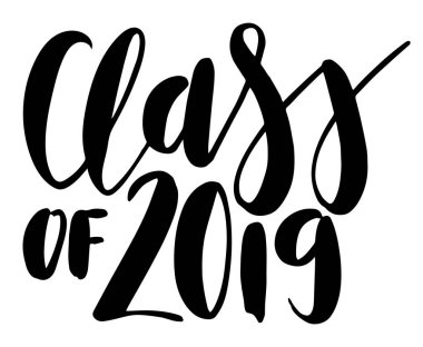 2019 'un şirin karikatür sınıfı, vektör illüstrasyonu.