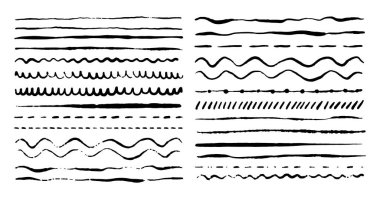 Siyah süsler, vektör çizimi