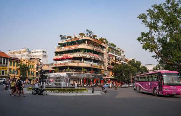 HA NOI, VIET NAM, 18 marzo 2016 ristorante, il centro storico, Ha Noi Foto Stock