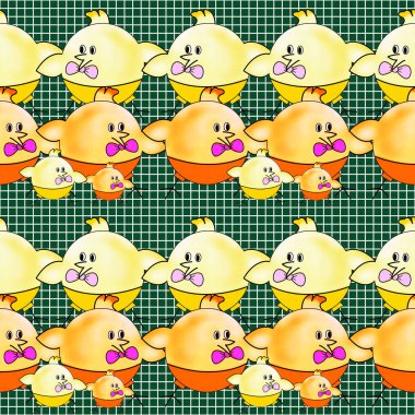 Çizgi film hayvanlarından oluşan yaratıcı bir kompozisyon. Çocuk oyuncağı. Kağıt veya kumaş üzerine yazdırma için kaynak, pürüzsüz arkaplan.