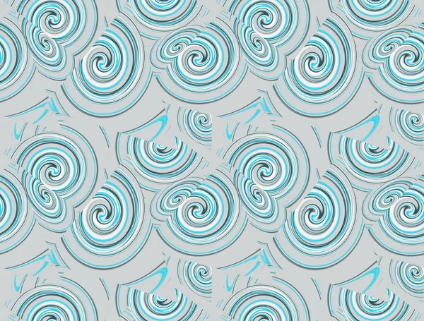 Close-up graphic illustration of an abstraction. Seamless background for printing on paper or fabric.