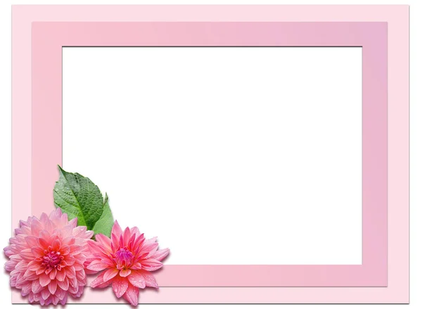 Creative Composition Close Image Decorative Frames Frames Consist Flowers Bouquets — Stock Photo, Image