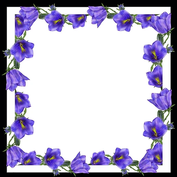 Creative Composition Close Image Decorative Frames Frames Consist Flowers Bouquets — Stock Photo, Image
