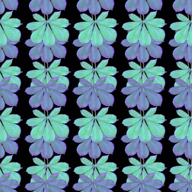 Leaf pattern. Autumn colorful leaves in a chaotic order. Seamless background, texture for printing on paper or fabric. The theme of the autumn, sorrow, beauty.