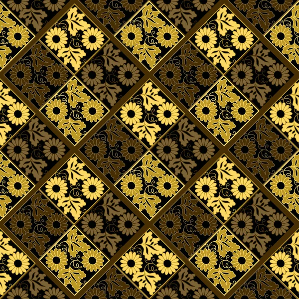 Creative composition of geometric elements. Pattern in a square. Seamless background for printing on paper, fabric, leather, tile, oilcloth and linoleum.