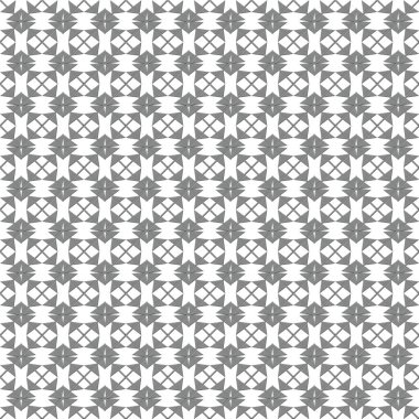 Beyaz arkaplanda gri geometrik şekiller olan yaratıcı bir kompozisyon. Kusursuz bir arka plan, soyutlama. Kağıt ya da kumaş üzerine yazdırmak için malzeme.