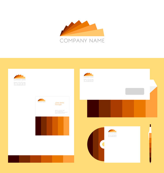Design of corporate identity templates