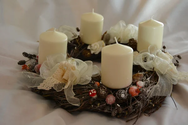 The advent wreath — Stock Photo, Image