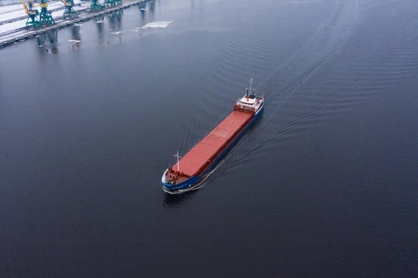 2021 Container Ship Rhine River Rhine Valley Unesco World Heritage — Stock Photo, Image