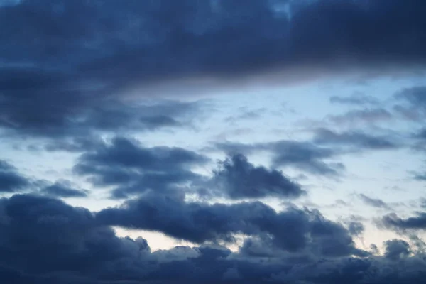 Cielo Atardecer Con Nubes — Foto de Stock