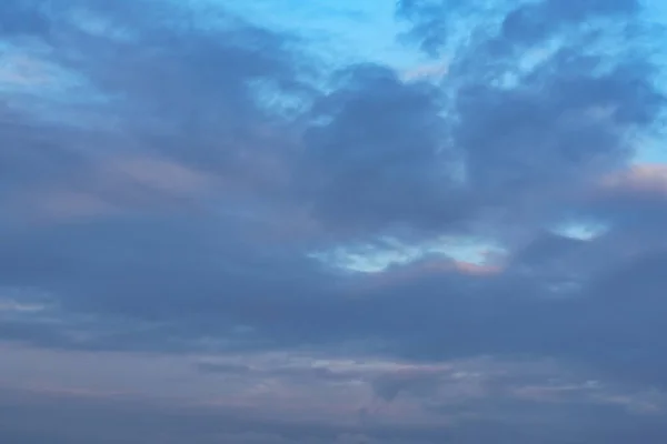 Cielo Atardecer Con Nubes — Foto de Stock