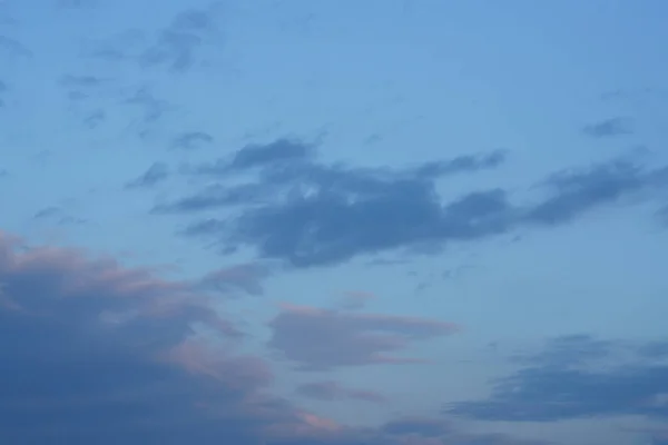 Cielo Atardecer Con Nubes — Foto de Stock