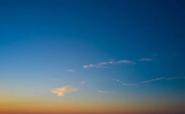 Cielo Colorato Dopo Tramonto Sfondo Cielo Naturale — Foto Stock