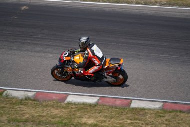 Lithuania,Kaunas 05-06-2021 Fast Japan Motorcycle at speed.