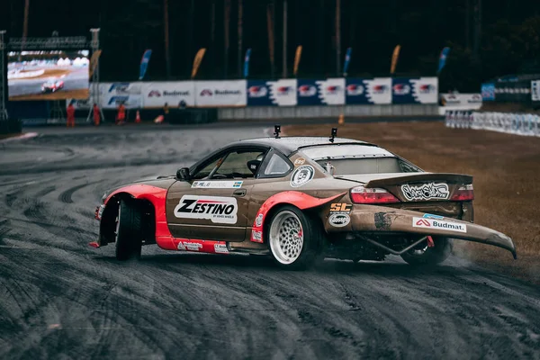 2021 Riga Latvia Sport Car Drifting Ground — Stok fotoğraf