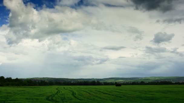 Déplacement des cumulus au-dessus du champ .