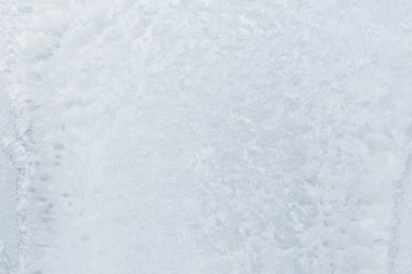 Kış penceresinde soğuk doğal desen.