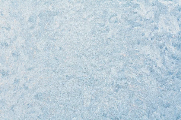 Patrón helado en la ventana de invierno — Foto de Stock