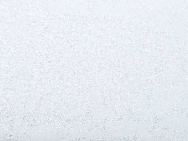 Frosty pattern on winter window. — Stock Photo, Image
