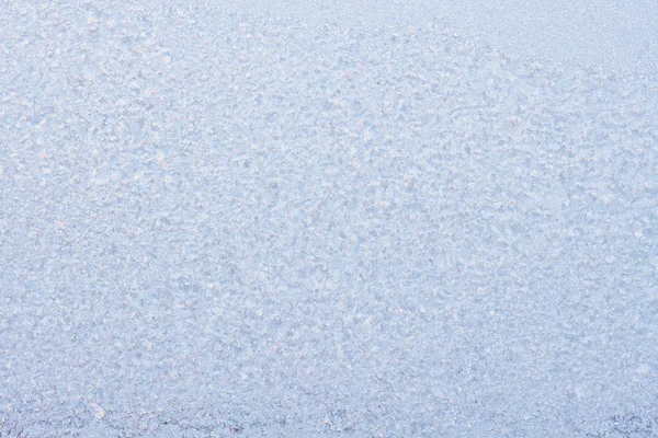 Schönes frostiges Muster auf Glas — Stockfoto