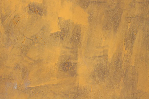 Alte gelbe Wand mit Grunge-Hintergrund — Stockfoto