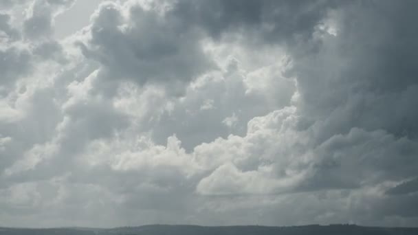 Rain clouds moving fast, full hd time lapse. — Stock Video