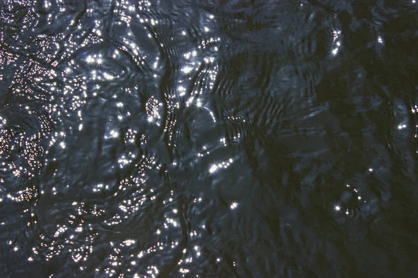 water surface with solar patches of light