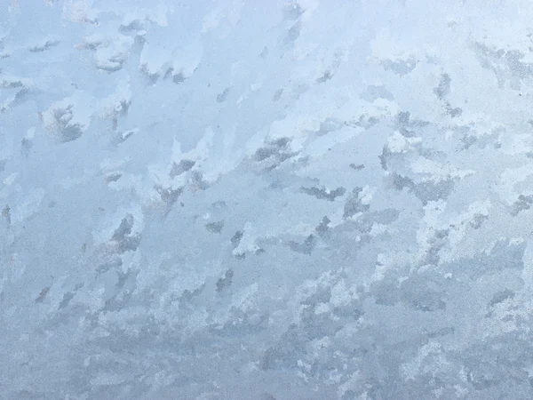 Frosty natural pattern on winter window. — Stock Photo, Image