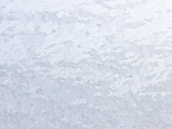 Frosty natural pattern on winter window. — Stock Photo, Image