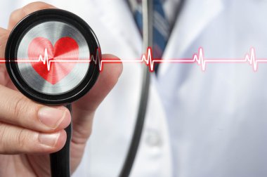 Doktor stetoskop, tıbbi kavramı kullanın