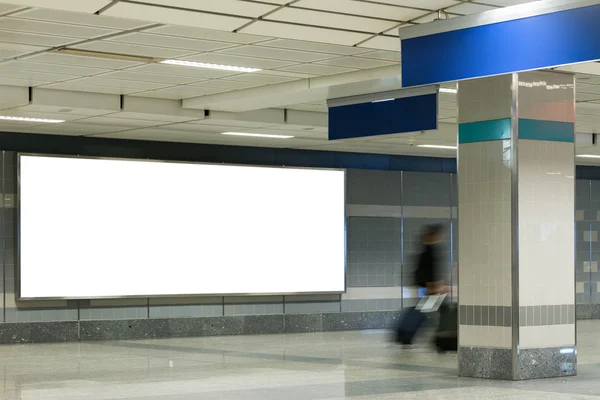Blank bill board for advertising — Stock Photo, Image