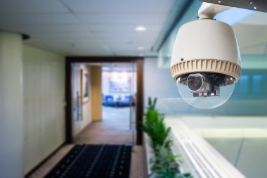 CCTV veya ofis binasında faaliyet gözetim