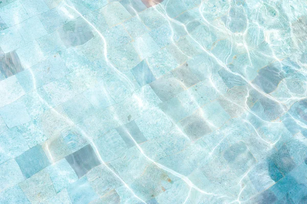 Texture of water surface in swimming pool — Stock Photo, Image