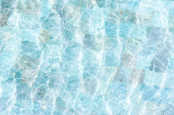 Texture of water surface in swimming pool — Stock Photo, Image