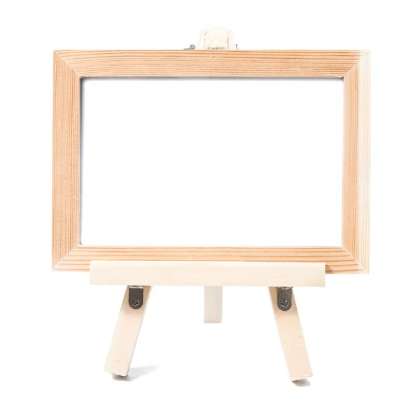 Wooden photo frame isolate on white background — Stock Photo, Image