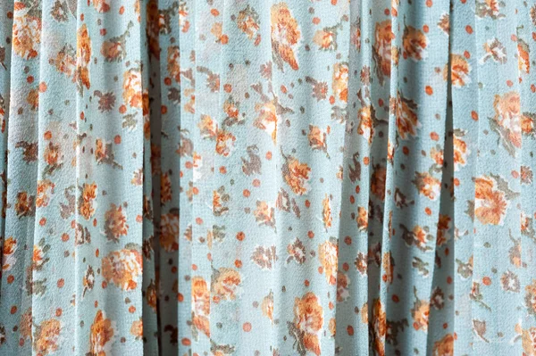 Vintage pattern of flower on fabric — Stock Photo, Image