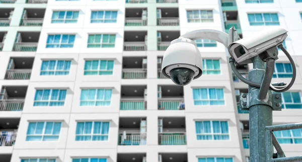 Videocamera di sicurezza e video urbano — Foto Stock